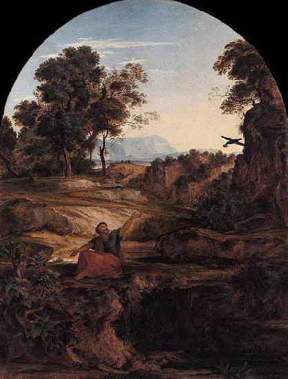 Ferdinand Olivier Elijah in the Wilderness oil painting picture